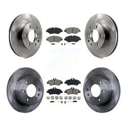 Front Rear Disc Brake Rotors And Semi-Metallic Pads Kit For Sprinter 2500 Mercedes-Benz Freightliner Dodge K8S-101003