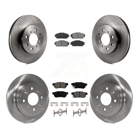 Front Rear Disc Brake Rotors And Semi-Metallic Pads Kit For Acura Integra Honda Civic K8S-101028 by Transit Auto