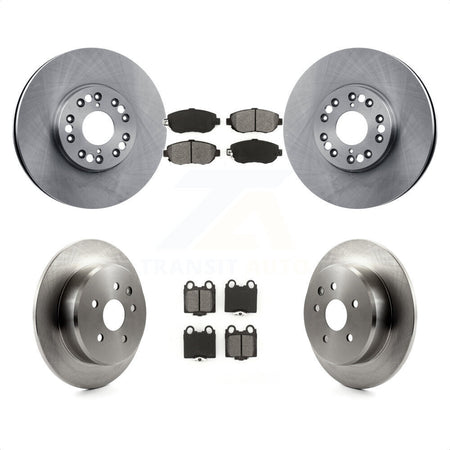 Front Rear Disc Brake Rotors And Semi-Metallic Pads Kit For Lexus GS300 SC430 IS300 GS400 GS430 K8S-101066 by Transit Auto