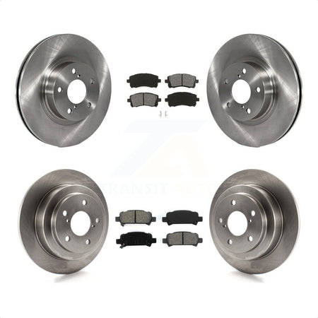 Front Rear Disc Brake Rotors And Semi-Metallic Pads Kit For Subaru Forester Impreza K8S-101075 by Transit Auto