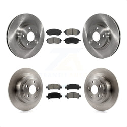 Front Rear Disc Brake Rotors And Semi-Metallic Pads Kit For Subaru Legacy K8S-101079