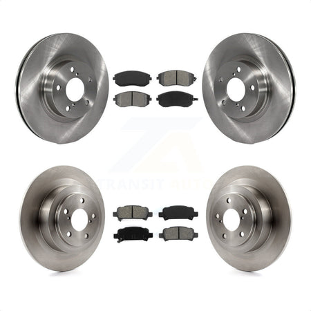 Front Rear Disc Brake Rotors And Semi-Metallic Pads Kit For Subaru Legacy K8S-101079 by Transit Auto