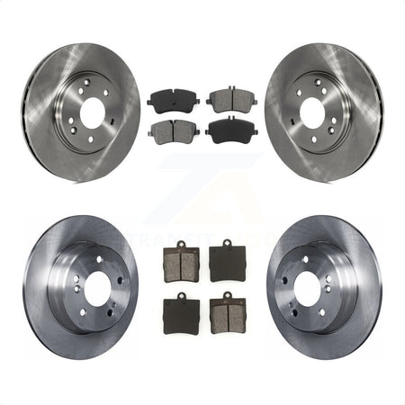 Front Rear Disc Brake Rotors And Semi-Metallic Pads Kit For Mercedes-Benz SLK280 SLK300 K8S-101100 by Transit Auto