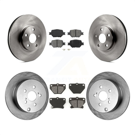 Front Rear Disc Brake Rotors And Semi-Metallic Pads Kit For Toyota Celica K8S-101133 by Transit Auto