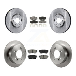 Front Rear Disc Brake Rotors And Semi-Metallic Pads Kit For Hyundai XG350 K8S-101232