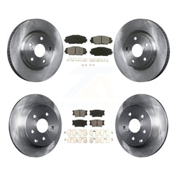 Front Rear Disc Brake Rotors And Semi-Metallic Pads Kit For Toyota RAV4 K8S-101317