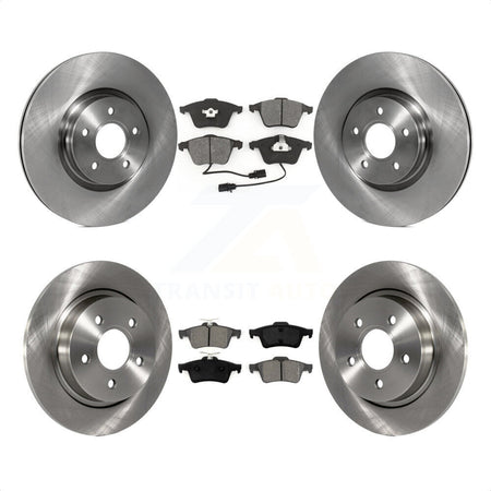 Front Rear Disc Brake Rotors And Semi-Metallic Pads Kit For Volvo S40 C70 V50 K8S-101357 by Transit Auto