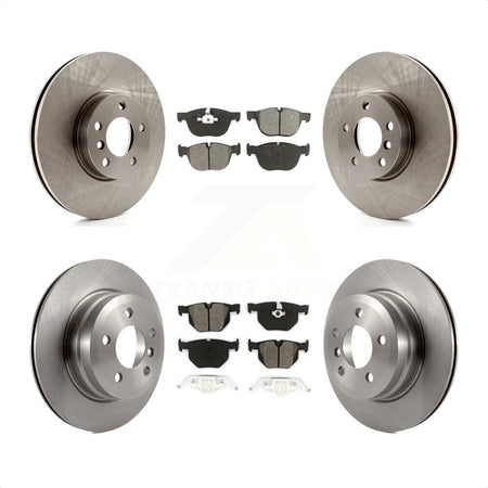 Front Rear Disc Brake Rotors And Semi-Metallic Pads Kit For BMW X5 X6 K8S-101367 by Transit Auto