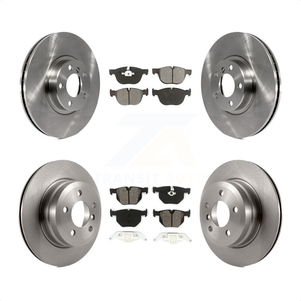 Front Rear Disc Brake Rotors And Semi-Metallic Pads Kit For BMW X5 X6 K8S-101368 by Transit Auto