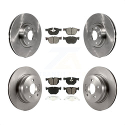 Front Rear Disc Brake Rotors And Semi-Metallic Pads Kit For BMW X5 X6 K8S-101368