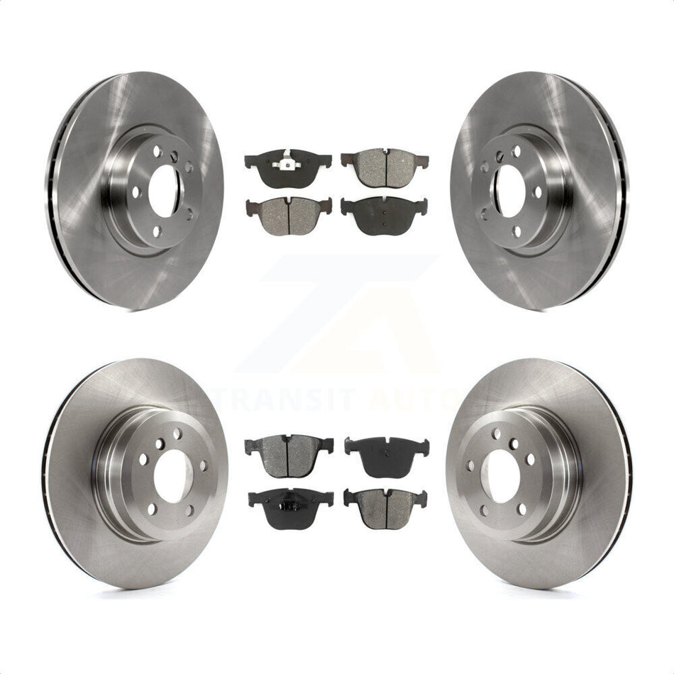 Front Rear Disc Brake Rotors And Semi-Metallic Pads Kit For BMW X5 X6 K8S-101370 by Transit Auto