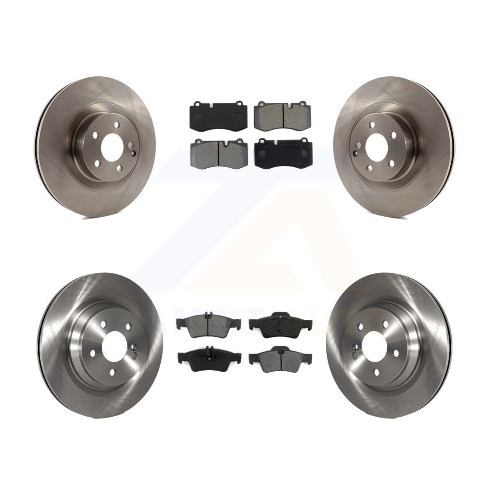 Front Rear Disc Brake Rotors And Semi-Metallic Pads Kit For Mercedes-Benz S550 SL550 S600 CL550 S400 S350 CL600 S450 K8S-101432 by Transit Auto