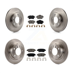 Front Rear Disc Brake Rotors And Semi-Metallic Pads Kit For Mini Cooper Countryman Paceman Base K8S-101472