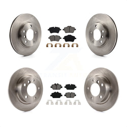 Front Rear Disc Brake Rotors And Semi-Metallic Pads Kit For Mini Cooper Countryman Paceman K8S-101473