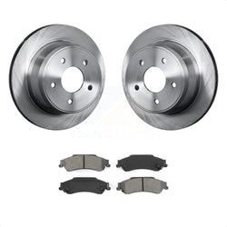 Rear Disc Brake Rotors And Semi-Metallic Pads Kit For Chevrolet S10 Blazer GMC Sonoma Jimmy Oldsmobile Bravada Isuzu Hombre K8S-101515