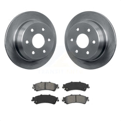 Rear Disc Brake Rotors And Semi-Metallic Pads Kit For Chevrolet Silverado 1500 GMC Sierra Tahoe Classic Suburban Astro Yukon XL Safari K8S-101517