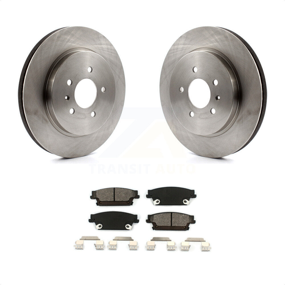 Rear Disc Brake Rotors And Semi-Metallic Pads Kit For Cadillac STS CTS K8S-101545 by Transit Auto