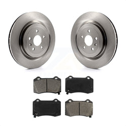Rear Disc Brake Rotors And Semi-Metallic Pads Kit For Chevrolet Camaro Cadillac CTS K8S-101563