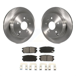 Rear Disc Brake Rotors And Semi-Metallic Pads Kit For 2010-2017 Chevrolet Equinox GMC Terrain K8S-101570