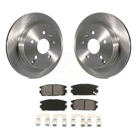 Rear Disc Brake Rotors And Semi-Metallic Pads Kit For 2010-2017 Chevrolet Equinox GMC Terrain K8S-101570 by Transit Auto