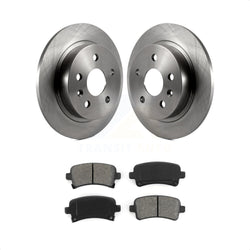 Rear Disc Brake Rotors And Semi-Metallic Pads Kit For Chevrolet Malibu Buick LaCrosse Regal Limited K8S-101573