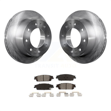 Rear Disc Brake Rotors And Semi-Metallic Pads Kit For Chevrolet Suburban K8S-101576 by Transit Auto