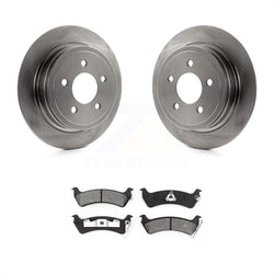 Rear Disc Brake Rotors And Semi-Metallic Pads Kit For Ford Explorer Sport Trac K8S-101611