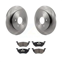 Rear Disc Brake Rotors And Semi-Metallic Pads Kit For Ford Escape Mercury Mariner Mazda Tribute K8S-101616