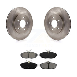 Rear Disc Brake Rotors And Semi-Metallic Pads Kit For Ford Mustang K8S-101617