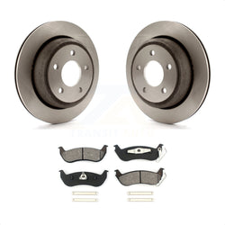 Rear Disc Brake Rotors And Semi-Metallic Pads Kit For Ford Ranger Mazda B2300 B4000 K8S-101635