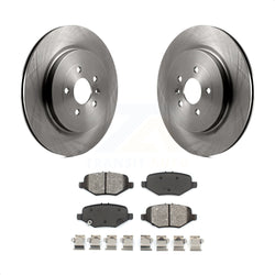Rear Disc Brake Rotors And Semi-Metallic Pads Kit For Ford Explorer Taurus Flex Police Interceptor Sedan Lincoln MKT MKS Special Service K8S-101640