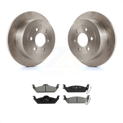 Rear Disc Brake Rotors And Semi-Metallic Pads Kit For 2003-2004 Dodge Dakota K8S-101664
