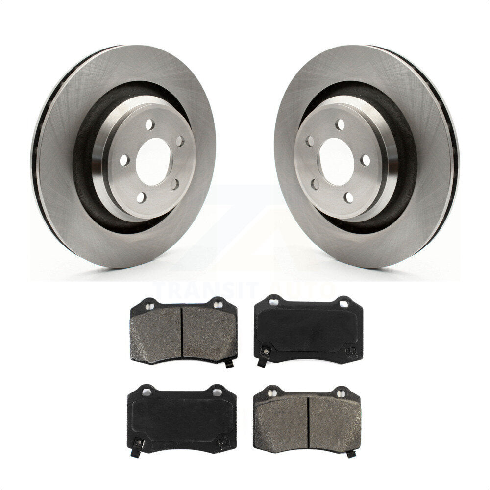 Rear Disc Brake Rotors And Semi-Metallic Pads Kit For Dodge Charger Chrysler 300 Challenger Magnum K8S-101670 by Transit Auto