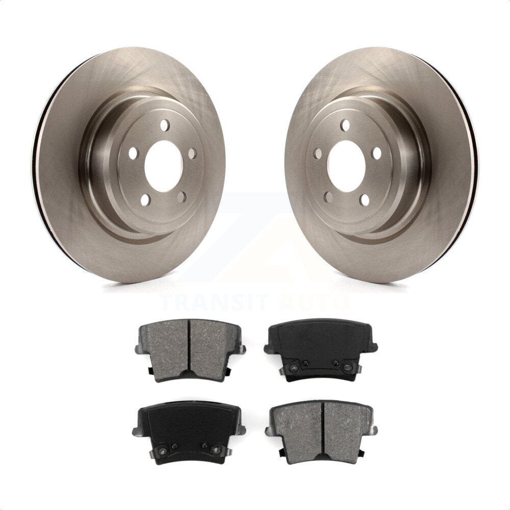 Rear Disc Brake Rotors And Semi-Metallic Pads Kit For Dodge Charger Magnum K8S-101672 by Transit Auto