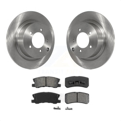 Rear Disc Brake Rotors And Semi-Metallic Pads Kit For Jeep Patriot Dodge Chrysler Compass Avenger 200 Mitsubishi Sebring Lancer Caliber Outlander Sport RVR K8S-101677