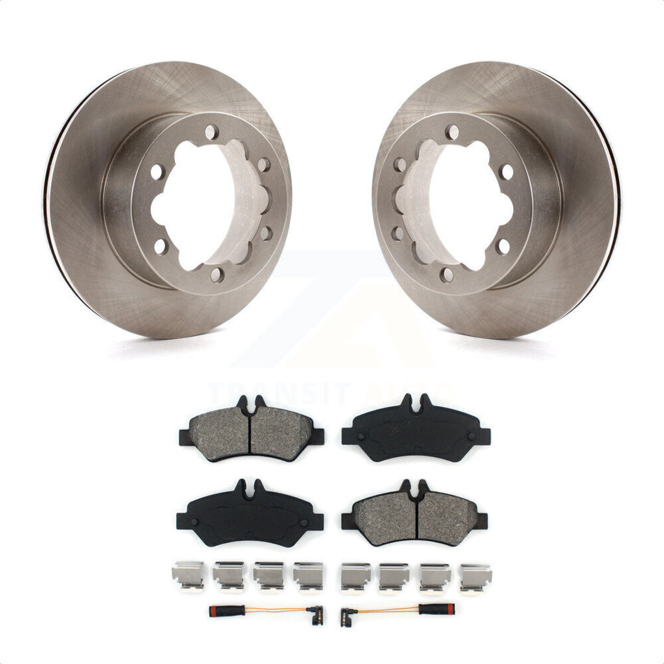 Rear Disc Brake Rotors And Semi-Metallic Pads Kit For Mercedes-Benz Sprinter 3500 K8S-101679 by Transit Auto