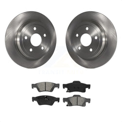 Rear Disc Brake Rotors And Semi-Metallic Pads Kit For Jeep Grand Cherokee Dodge Durango K8S-101685