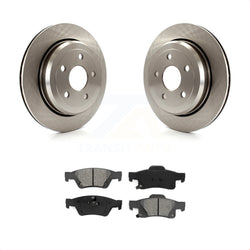 Rear Disc Brake Rotors And Semi-Metallic Pads Kit For Jeep Grand Cherokee Dodge Durango WK K8S-101686