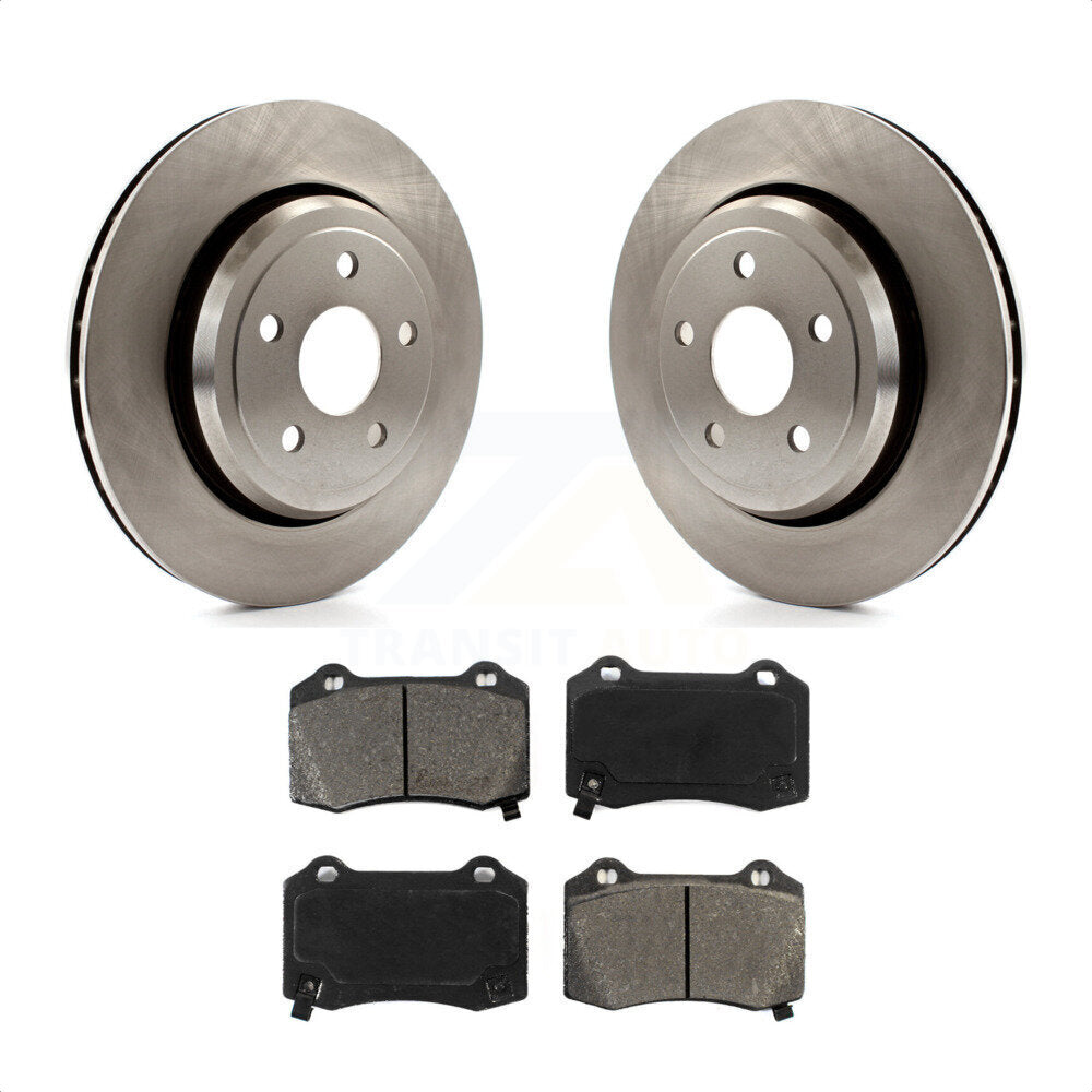 Rear Disc Brake Rotors And Semi-Metallic Pads Kit For Jeep Grand Cherokee Dodge Durango K8S-101687 by Transit Auto