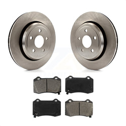 Rear Disc Brake Rotors And Semi-Metallic Pads Kit For Jeep Grand Cherokee Dodge Durango K8S-101687