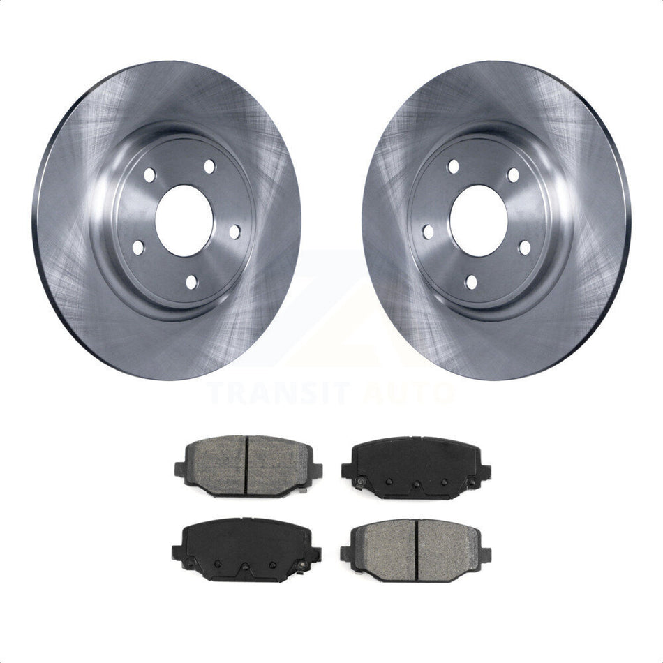 Rear Disc Brake Rotors And Semi-Metallic Pads Kit For Dodge Grand Caravan Journey Chrysler Town & Country Ram C/V Volkswagen Routan K8S-101688 by Transit Auto