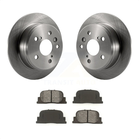 Rear Disc Brake Rotors And Semi-Metallic Pads Kit For Toyota Camry Lexus ES300 K8S-101697 by Transit Auto