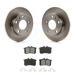 Rear Disc Brake Rotors And Semi-Metallic Pads Kit For Audi A4 S4 K8S-101709