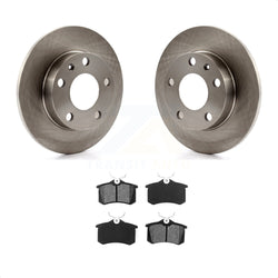 Rear Disc Brake Rotors And Semi-Metallic Pads Kit For Audi A4 Quattro With 245mm Diameter Rotor K8S-101710