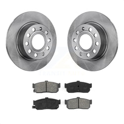 Rear Disc Brake Rotors And Semi-Metallic Pads Kit For Nissan Maxima Infiniti I30 INFINITI K8S-101713
