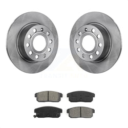 Rear Disc Brake Rotors And Semi-Metallic Pads Kit For Nissan Maxima INFINITI I35 I30 K8S-101714