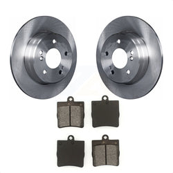 Rear Disc Brake Rotors And Semi-Metallic Pads Kit For Mercedes-Benz C230 C240 Chrysler Crossfire SLK230 SLK320 SLK280 C280 SLK300 K8S-101730