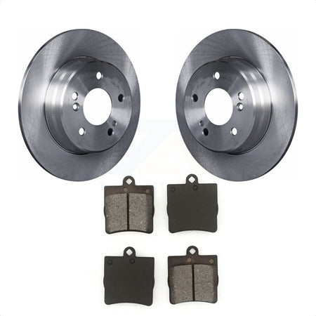 Rear Disc Brake Rotors And Semi-Metallic Pads Kit For Mercedes-Benz C230 C240 Chrysler Crossfire SLK230 SLK320 SLK280 C280 SLK300 K8S-101730 by Transit Auto