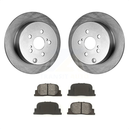 Rear Disc Brake Rotors And Semi-Metallic Pads Kit For 2005-2010 Scion tC K8S-101740 by Transit Auto