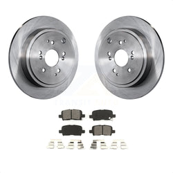 Rear Disc Brake Rotors And Semi-Metallic Pads Kit For Honda Pilot Acura MDX K8S-101755